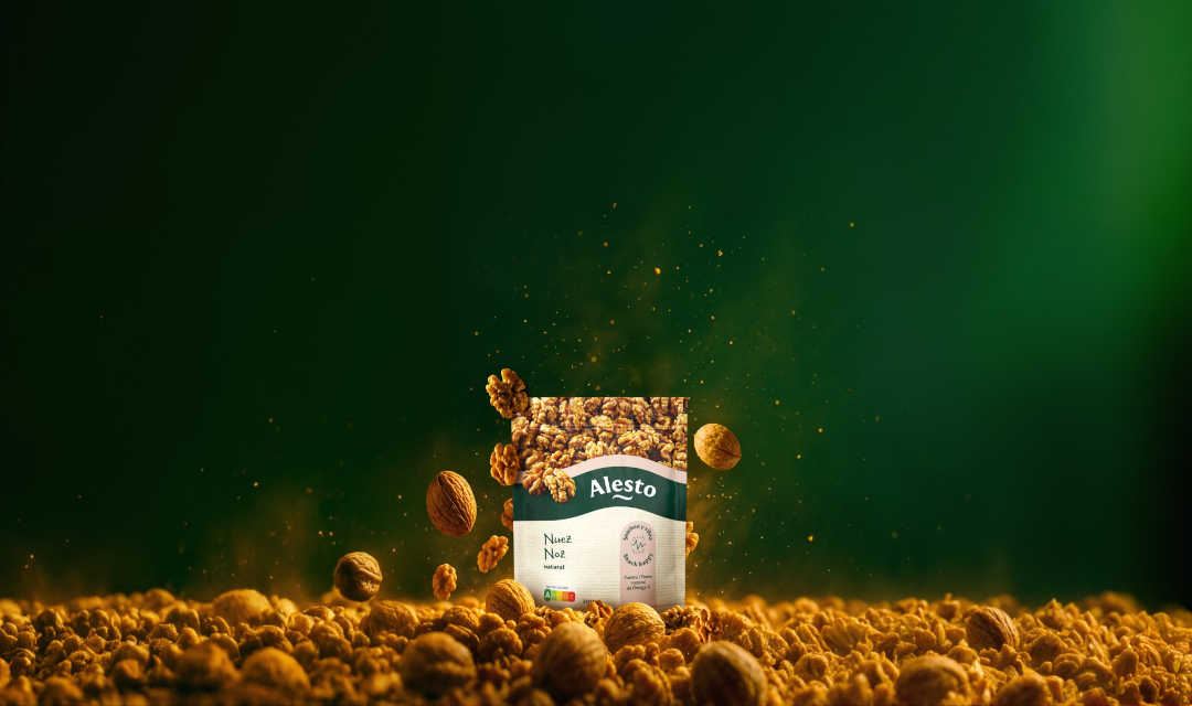 Alesto renueva su imagen para reforzar su posicionamiento en el mercado del snacking saludable y consciente